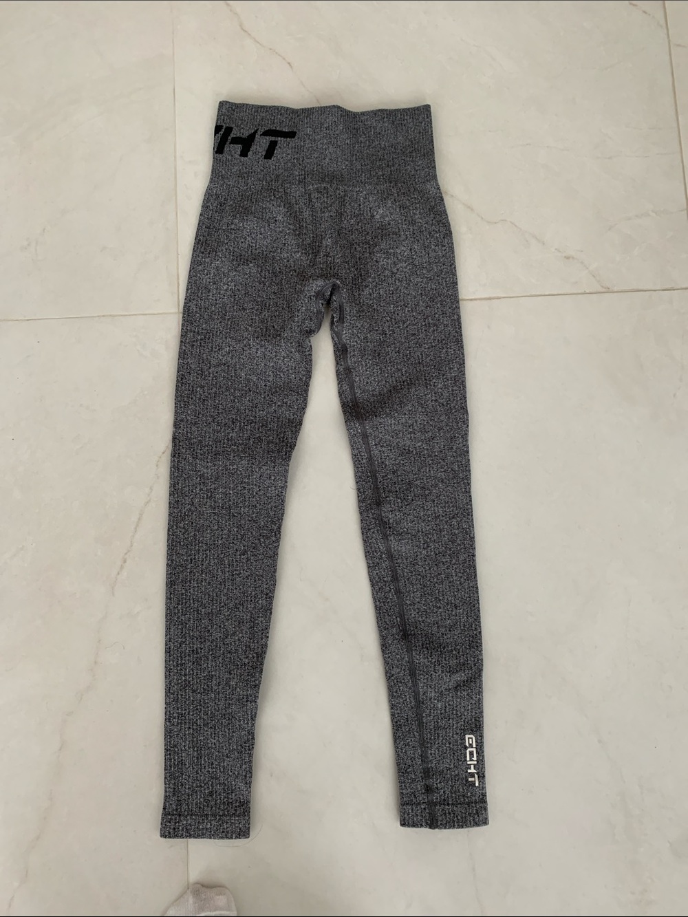 ECHT High-Waist Gray Seamless Leggings